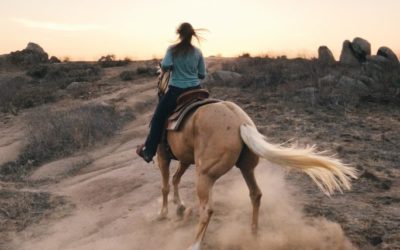 girl riding horse